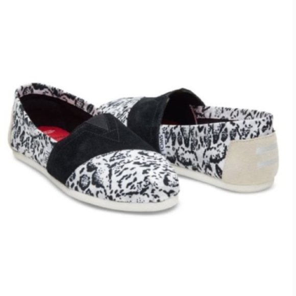 Toms Shoes - TOMS x Prabal Gurung White Snow Leopard Slip On